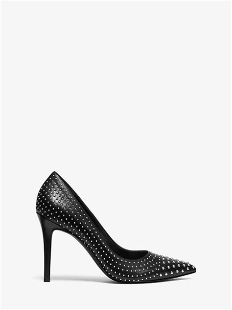 michael kors claire studded leather pump|Claire Studded Leather Pump .